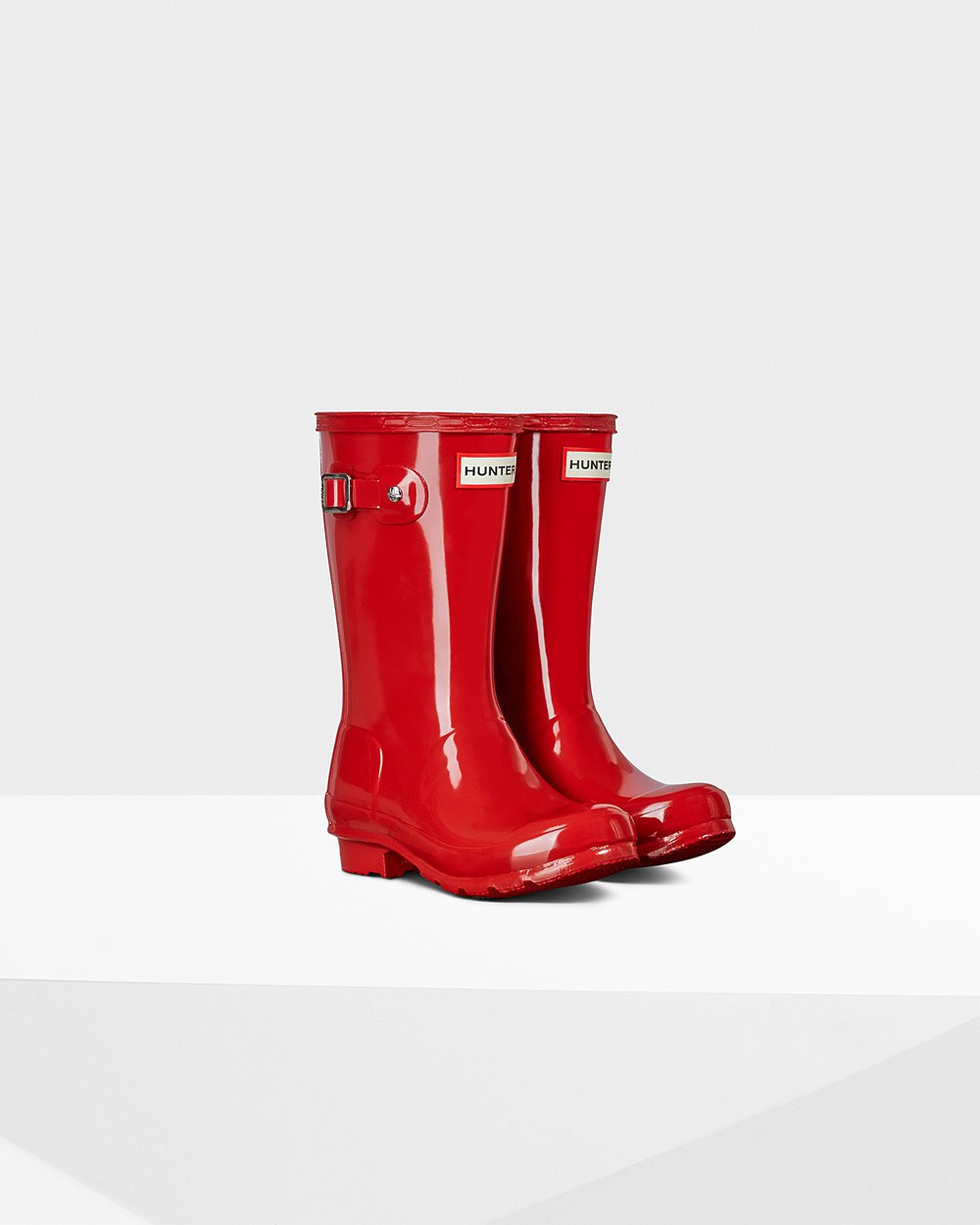 Galochas Hunter Criança Vermelhas - Original Big Gloss - 07SFQKRMW